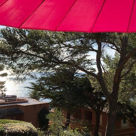 50m Plage T2 Grande Terrasse Vue Mer Climatisé Piscine Chauffée, Parking clos gratuit Sanary-sur-Mer Exterior foto